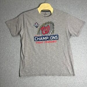 Fanatics Washington Nationals‎ 2019 World Series Champions T-Shirt Size XL